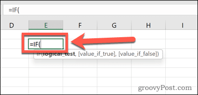 „Excel if“ funkcija