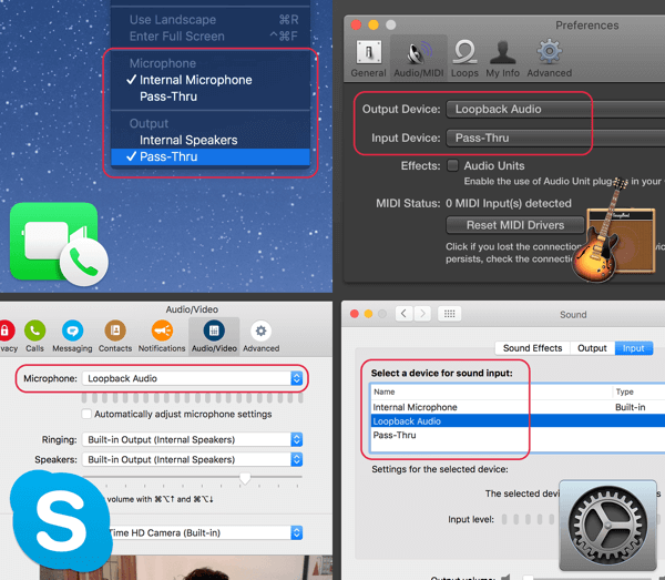 „Loopback“ leidžia „Mac“ vartotojams nukreipti garsą iš „Zoom“ ar „Skype“ į „OBS Studio“, kad užfiksuotų pagrindinio kompiuterio garsą.