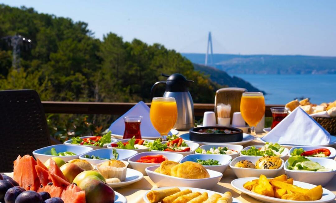 Kur yra geriausios pusryčių vietos Stambule? Kur pusryčiauti Stambule?