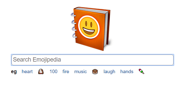„Emojipedia“ yra jaustukų paieškos sistema.