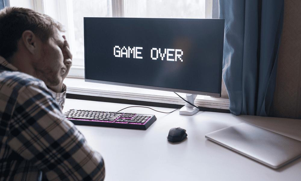 Nusivylimas dėl kompiuterinių žaidimų klaidų