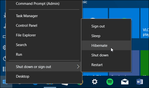 Kontekstinio meniu „Windows 10“ kritimo naujinimas