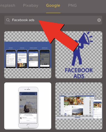 Naudokite „Over“, kad sukurtumėte vaizdus socialinei žiniasklaidai, 5 žingsnis.