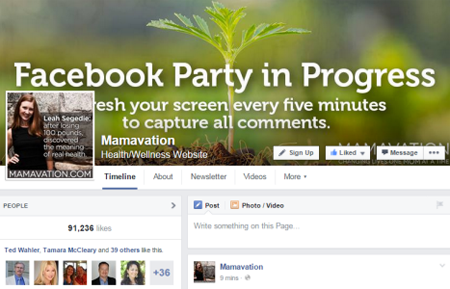 mamavation facebook vakarėlio viršelio vaizdas