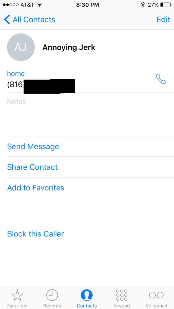 Blokuoti „iPhone“ skambučius 