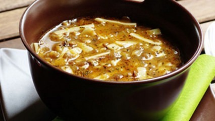 Makaronų sriubos receptas