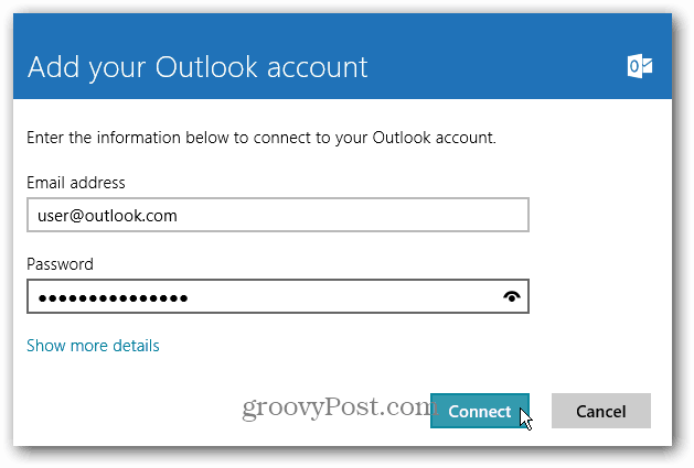 Kaip naudoti POP el. Paštą naudojant „Windows 8 Mail“ naudojant „Outlook.com“