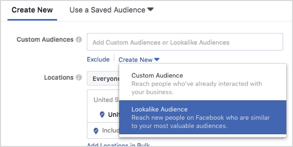 „Facebook“ panašios auditorijos kūrimas.