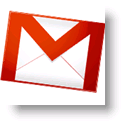 „gmail“ logotipas ir pridedamos dokumentų peržiūros