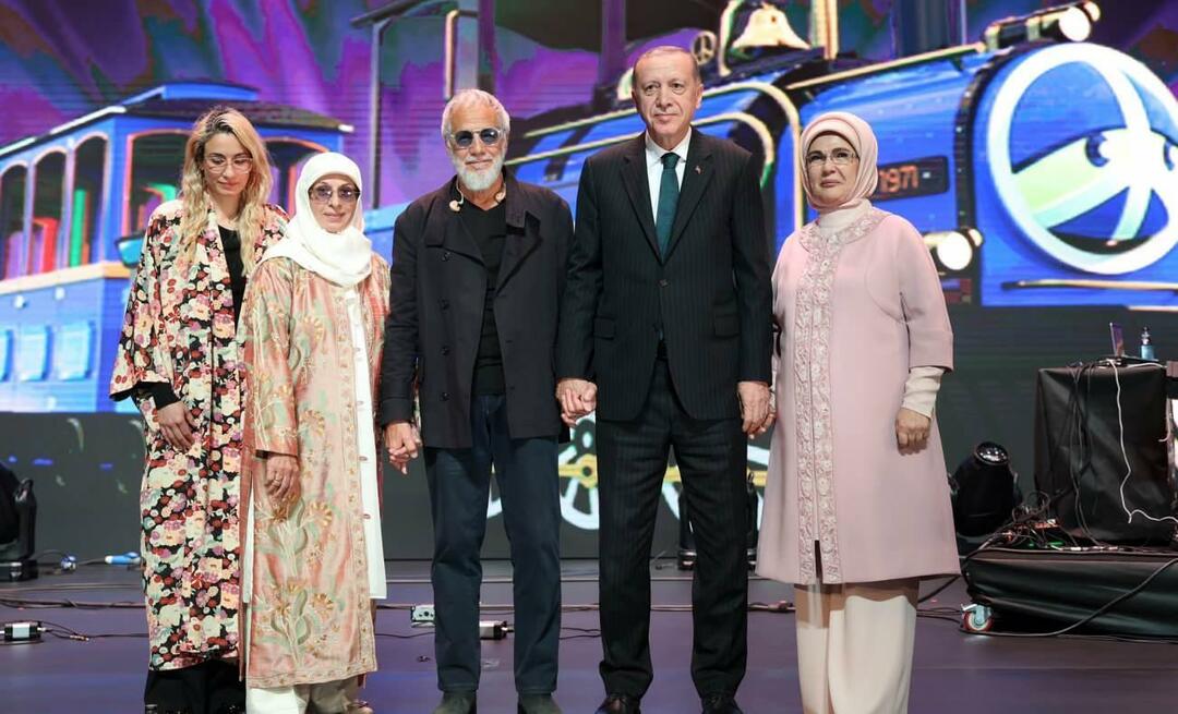 Emine Erdogan pasidalino iš Yusuf Islam koncerto!