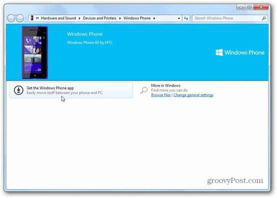 „Windows Phone 8“ programinės įrangos įdiegimo eilutė