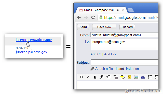 „Gmail“ numatytasis „Chrome“ el. Pašto adresas