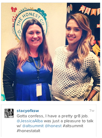 Stacy Teet ir Jessica Alba