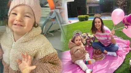 Gimtadienio tortas iš dainininkės Bengü jos dukrai Zeynep! Kūdikiui Zeynepui yra 1 metai ...