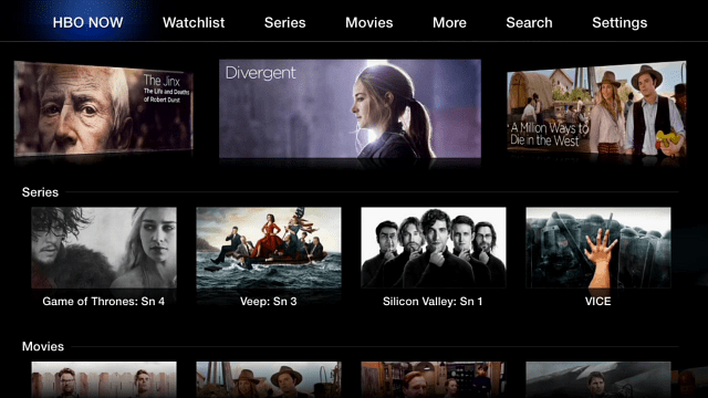 HBO DABAR „Apple TV“