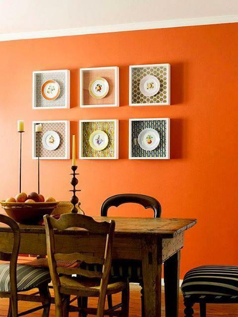 Oranžinės spalvos naudojimas namų dekoravimui 