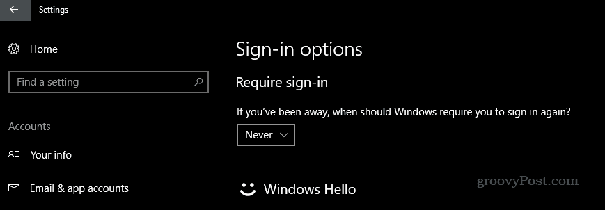 Kaip išjungti prisijungimo ekraną paleidus „Windows 10“ įrenginį