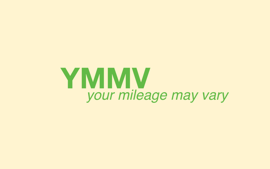 Ką reiškia „YMMV“ ir kaip jį naudoti?