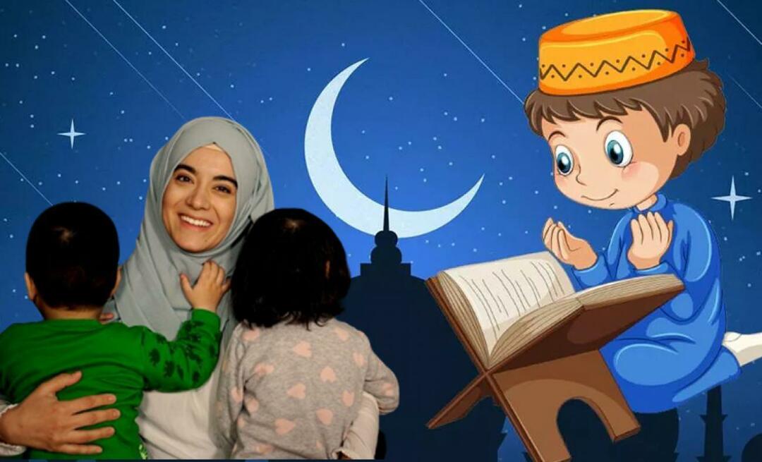 Kaip perteikti Ramadano meilę vaikams? 3 patarimai, kaip perteikti Ramadano meilę vaikams...