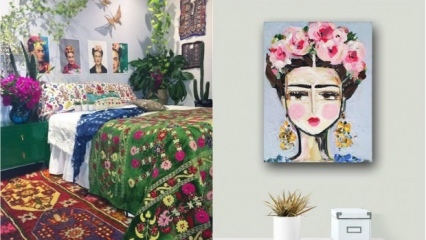 Dekoratyviniai pasiūlymai pagal „Frida Kahlo“ stilių
