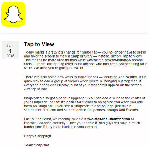 „snapchat“ klientų atsiliepimai keičiasi