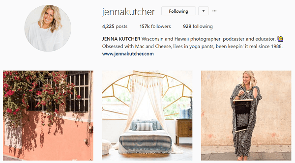 Jenna apie savo „Instagram“ kanalą galvoja kaip apie žurnalą.