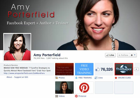 amy porterfield facebook puslapis