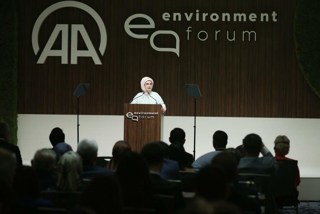 Emine Erdoğan dalyvavo Tarptautiniame aplinkos forume!