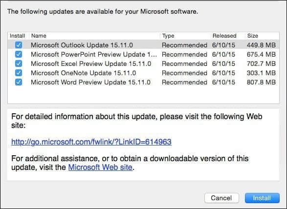 „Microsoft Office 2016“, skirta „Mac“ peržiūrai