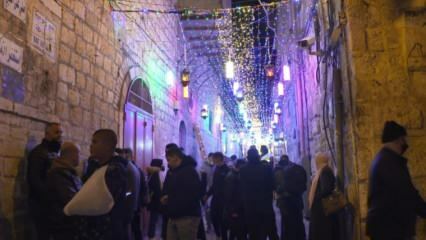 Jeruzalės gatvės yra puikios Ramadane