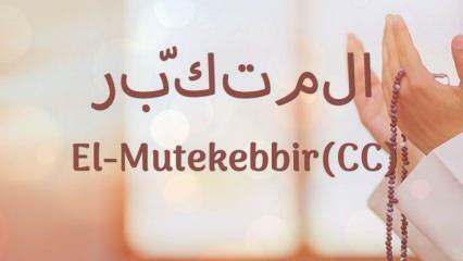 Ką reiškia al-Mutakabbir? Al Mutakabbir