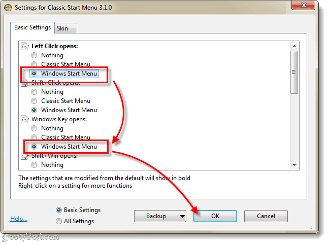 Kaip iš „Windows 7“ naudoti senesnių „Windows“ versijų mygtuką „Aukštyn“
