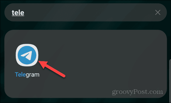 „Telegram“ programos piktograma „Android“.