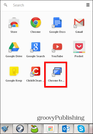 „Chrome“ nuotolinis darbalaukio kompiuteris