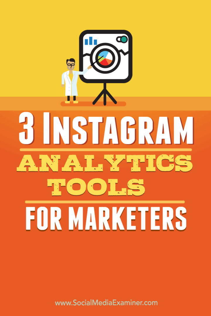 rinkodaros analizės įrankiai, skirti analizuoti „Instagram“