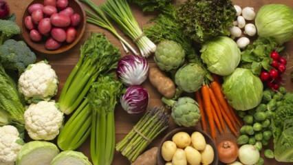 Kokios daržovės praranda svorį? 
