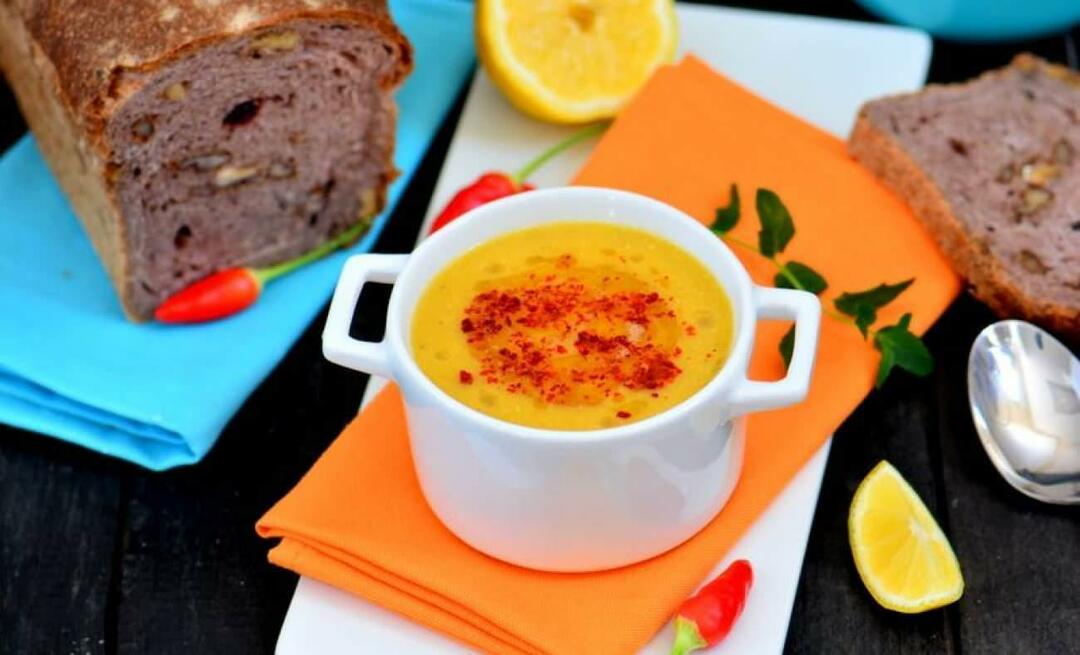 Kaip pasigaminti ciberžolės lęšių sriubą? Kokie yra ciberžolės lęšių sriubos ingredientai?