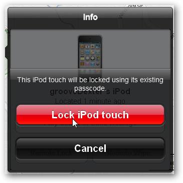 užrakinkite „iPod touch“ arba „iPhone“, kad netektų prieigos