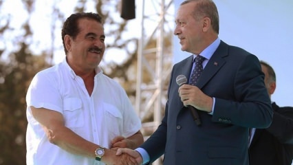 Prezidentas Erdoğanas dalijasi iš Ibrahim Tatlıses!