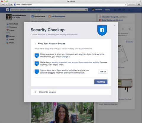 „Facebook“ išbando naują saugumo patikrinimo funkciją