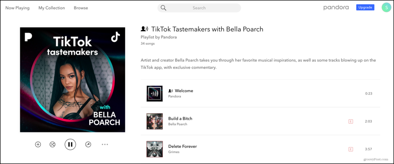 „TikTok“ skonio kūrėjai su „Bella Poarch“ ant „Pandora“