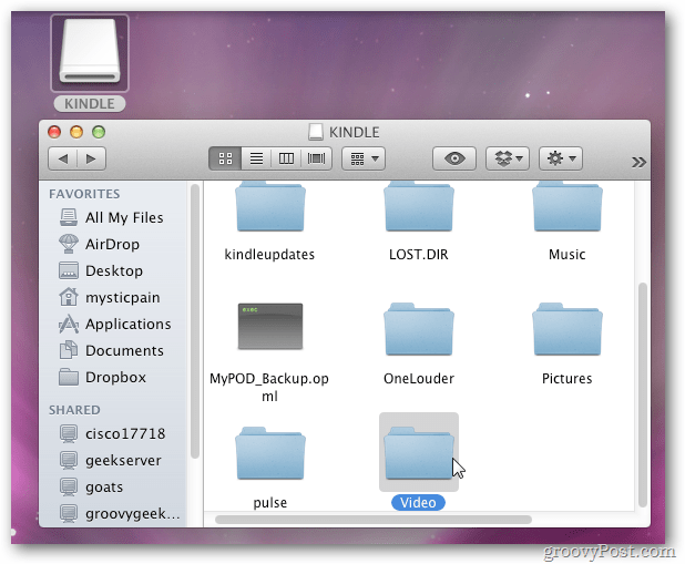 „Kindle Fire“ „Mac OS X 10.7“