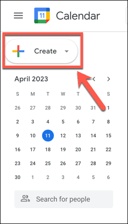 sukurti google kalendorių