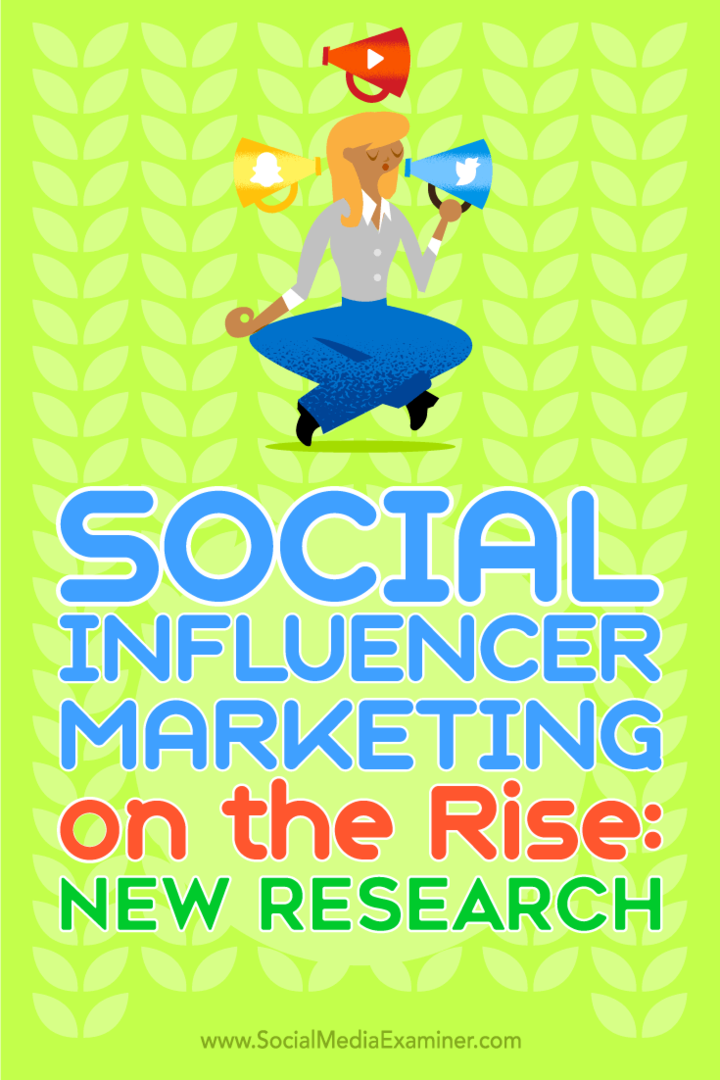 „Social Influencer“ rinkodara auga: nauji tyrimai: socialinės žiniasklaidos ekspertas