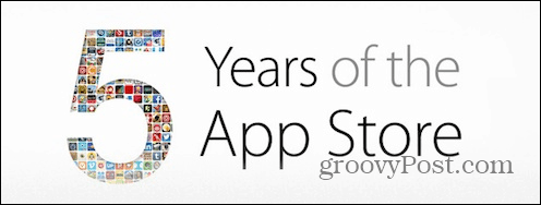 Penkeri metai „App Store“