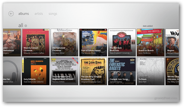 „Windows 8“: „Zune Pass“, kad galėtumėte gyventi „Music Metro App“