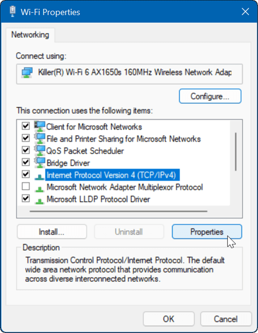 „Wi-Fi“ savybės ištaiso lėtą internetą „Windows 11“.