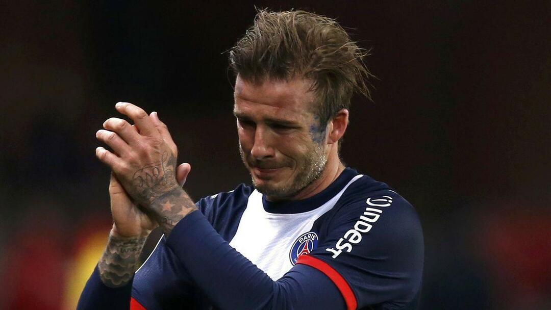 Davidas Beckhamas Paryžiaus „Saint-Germain“.