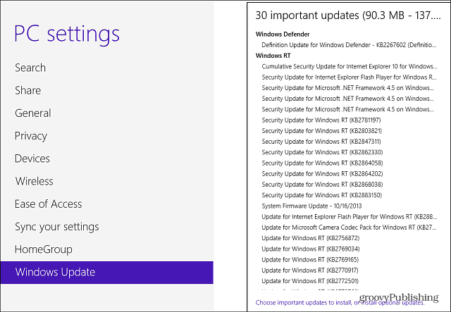 „Windows RT“ atnaujinimas