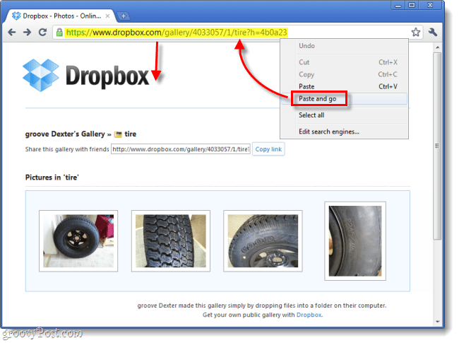 įklijuokite nuorodą norėdami pamatyti internetinį „dropbox“